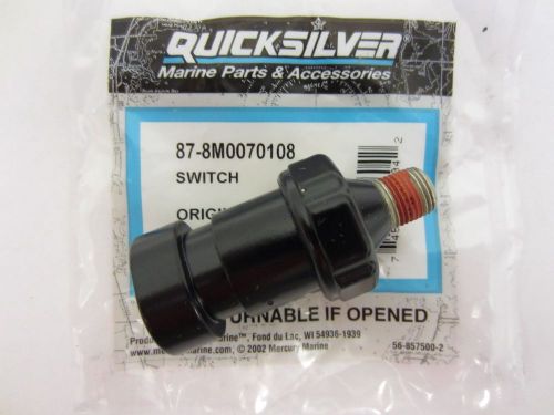 Mercruiser new oem oil pressure sensor switch 87-8m0070108; 87-864252
