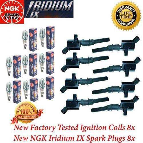 Ignition coil spark plug kit for 2001 ford f250 5.4l 8x+8x ngk iridium