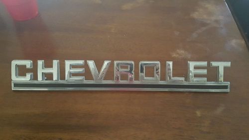 Vintage chevrolet truck emblem