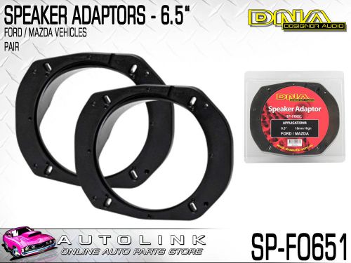 Dna speaker adaptors suit ford/mazda - 6.5&#034; round, 18mm high (pair) sp-fo651