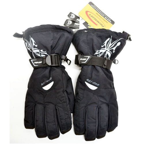 Ski doo ladies black muskoka gloves xl 4461951290