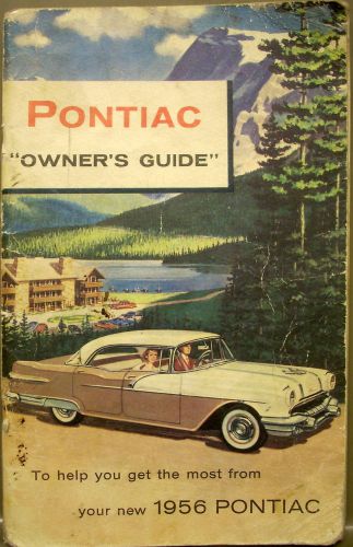Original 1956 pontiac chieftain star chief owners manual