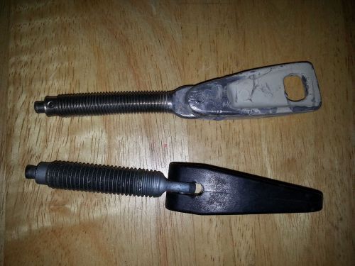Used lot of 2 outboard engine screw down handles for engine mount tohatsu/ honda