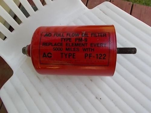 Vtg filter cannister nos ac pf-122 for 49 50 51 52 55 oldsmobile buick &amp; pontiac