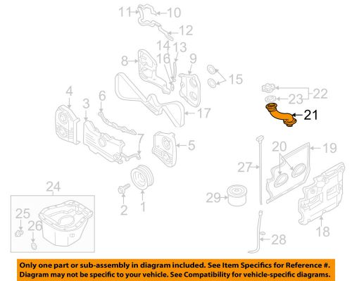 Subaru oem 02-07 impreza engine parts-filler tube 15250aa040