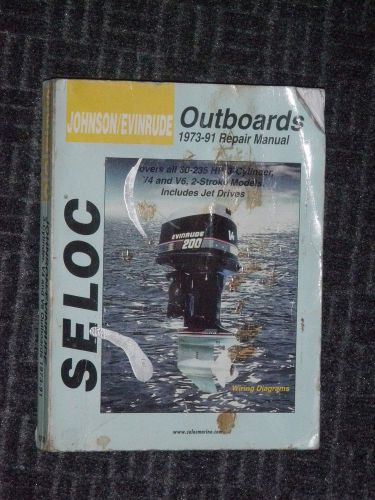 Seloc 1308 johnson evinrude outboard motor eng repair manual