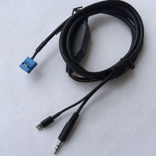 Usb aux in audio charger cable for bmw e46 2002-2006 business cd iphone 5 6 s