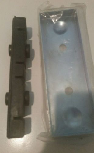 Chevy truck engine mount base plate and rubber mount, front, 1947-1955