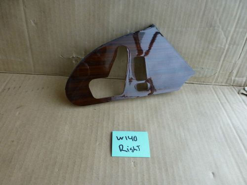 1992-1998 mercedes w140 oem right seat switch wood trim cover
