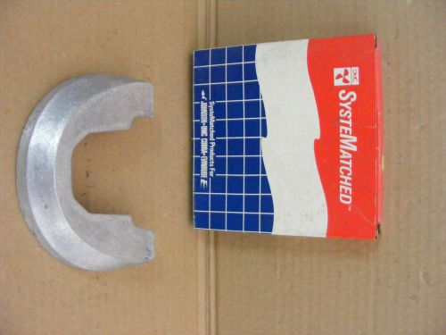 New oem johnson evinrude 983494 anode &amp; insert gearcase outboard