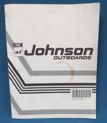 Omc outboard motor corporation johnson outboards manual models 40/50 electric vr