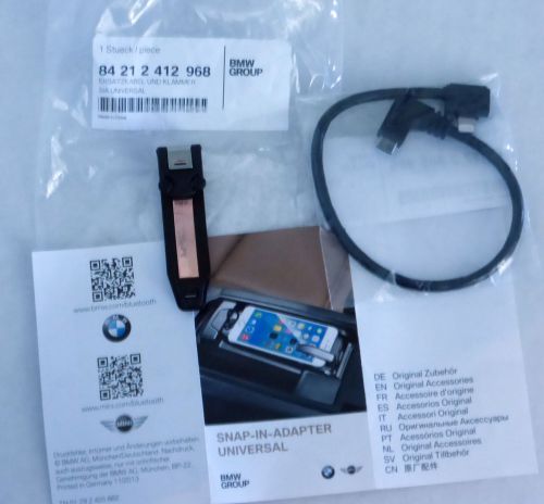 Bmw oem iphone lightning type i universal snap-in adapter for snap-in adapter