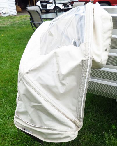 White ez-go club pro golf bag cover canopy