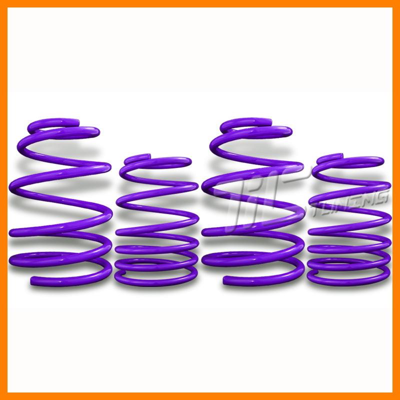 95-99 dodge neon new purple suspension lowering coil springs front rear new