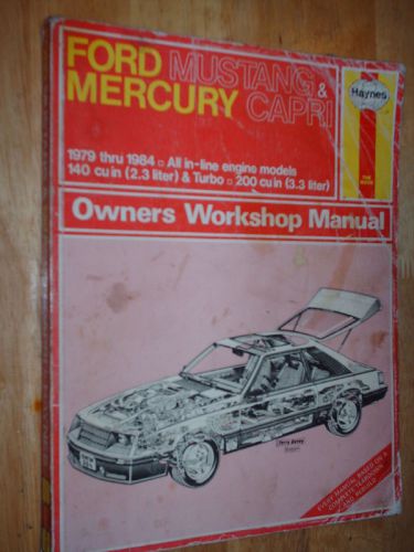 1979-1984 ford mustang shop manual 83 82 81 80 79 svt++