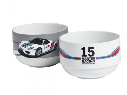 Porsche genuine oem bowl set martini racing      wap-050-070-0f