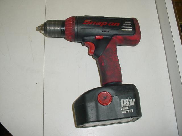 Snap on tools 1/2" drill driver 18v cordless cdr6850a  used free shipping! 