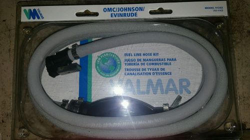Omc johnson evinrude fuel line hose kit valmar/seachoice