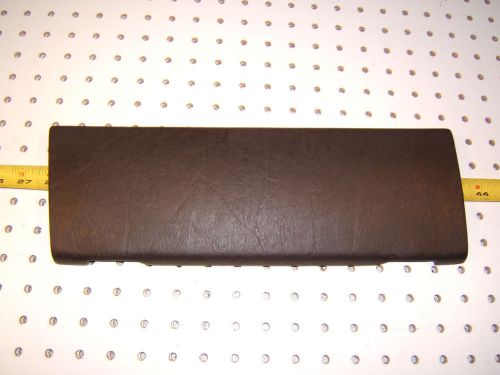 Mercedes late r107 560/380sl glove box door front  brown oem 1 pad only,type # 2