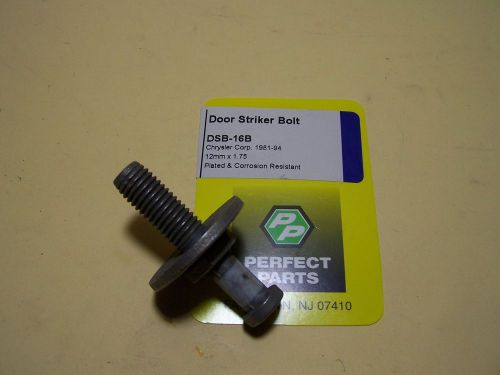 Door striker bolt  - chrysler  81-94 - 12mm x 1.75