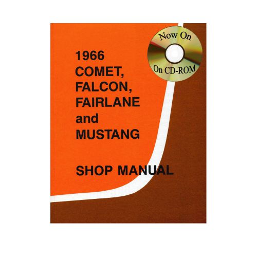 Mustang shop manual on cd 1966