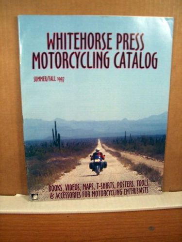 Catalog, whitehouse press motorcycling catalog summer/fall 1997