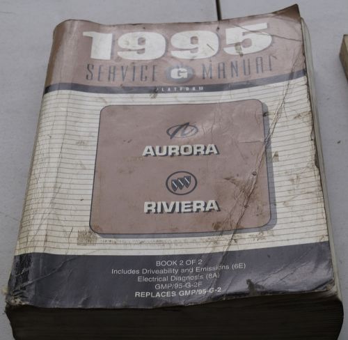 1995 oldsmobile aurora buick riviera oem service shop manual book 2