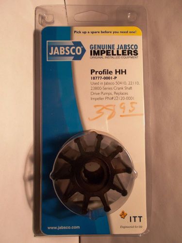 Jabsco impeller profile hh # 18777-0001 replaces 22120-0001