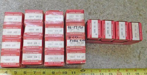 4 new sets of federal-mogul connecting rod bearings 1940-45 ford trucks +tractor