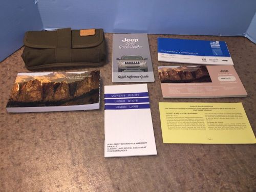 2006 jeep grand cherokee owners manual with supplements and case oem