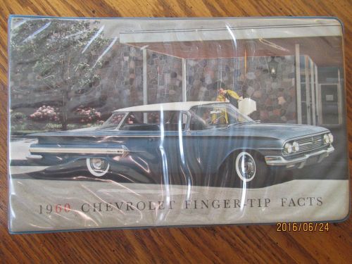 1960 chevrolet finger-tip-facts-book corvette corvair impala taxicab police