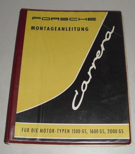 Porsche operating manual 1955-1963
