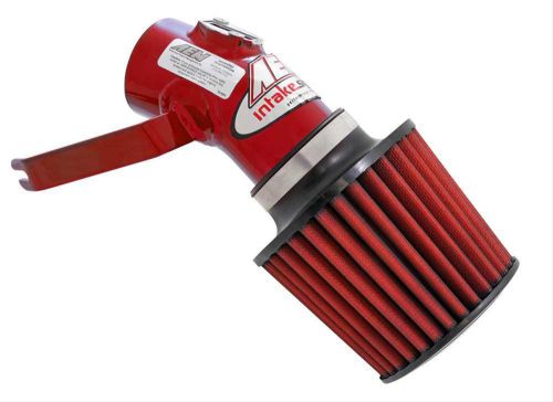 Aem power 21-532r air intake red powdercoated tube red filter kit
