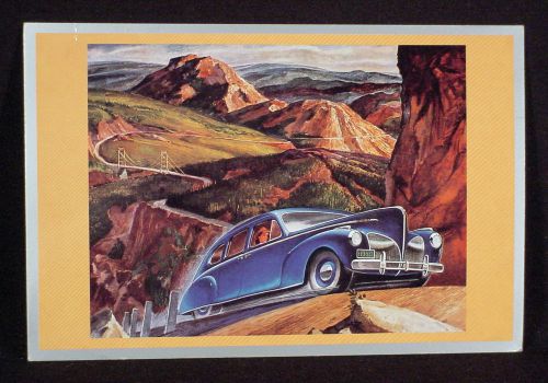 1941 lincoln post card