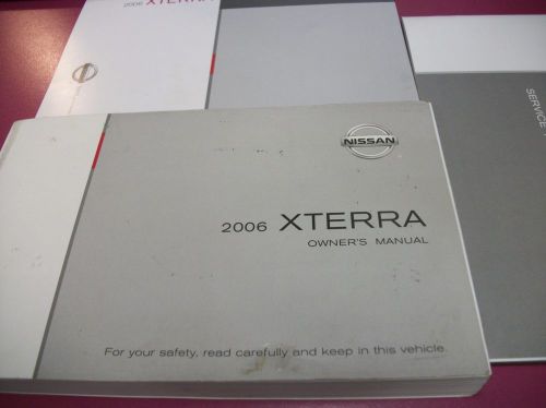 2006 06 nissan xterra owners manual with free priority shipping