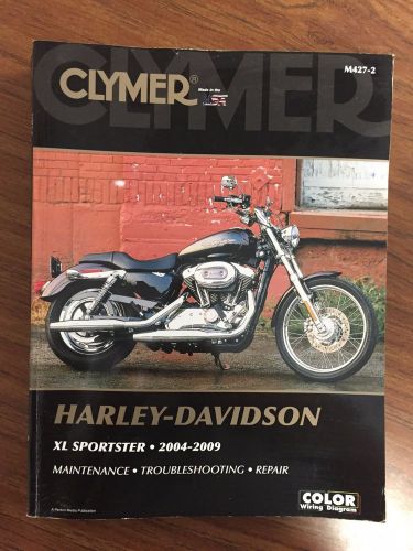 Harley davidson xl 883 1200 sportster 2004-09 clymer repair service manual used