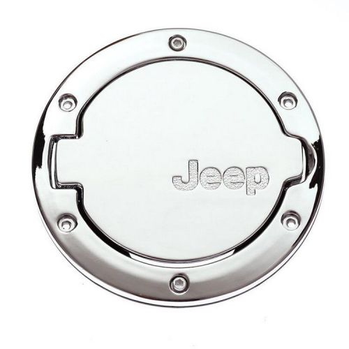 Fuel filler door cover gas tank cap for 2007-2015 jeep wrangler jk 4 / 2 door