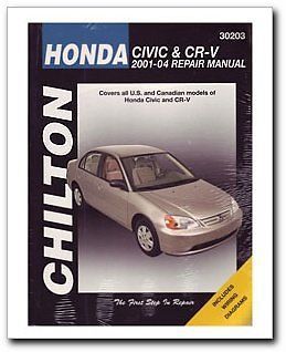 Honda civic (2001-04) and cr-v (2002-04) repair manual (30203)