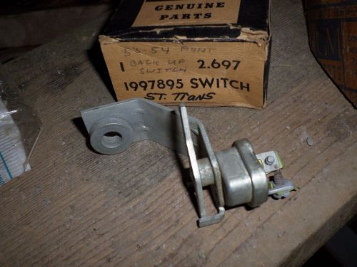1953 1954 pontiac nos backup lamp switch standard transmission