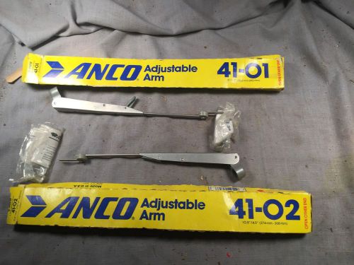 1970-1980 mgb stainless wiper arms lh rh pair  anco 41-01 41-02