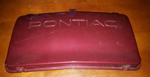 1997-2003 pontiac grand prix front bumper license plate cover filler panel