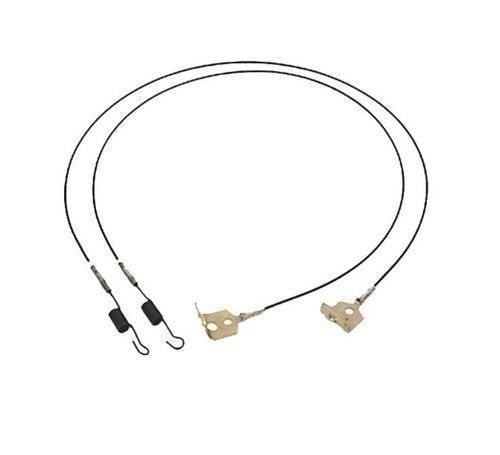 1967-1969 camaro convertible top hold down cables, pair - w-144