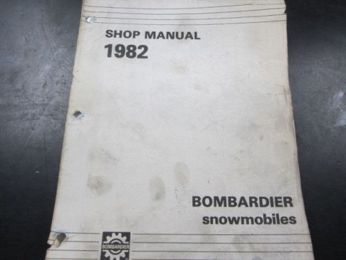Ski-doo oem shop manual for all 1982 snowmobile models