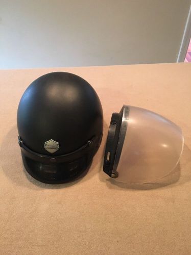 Harley davidson 1994 dot helmet made in italy by bieffe size xl w/face visor