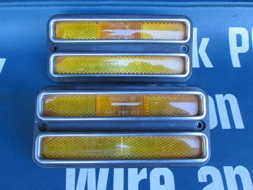 1968-72 chevy gmc truck deluxe amber front side marker lens suburban panel blaze