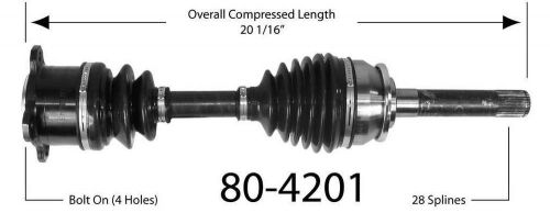 Empi 80-4201 axle assembly front passenger side