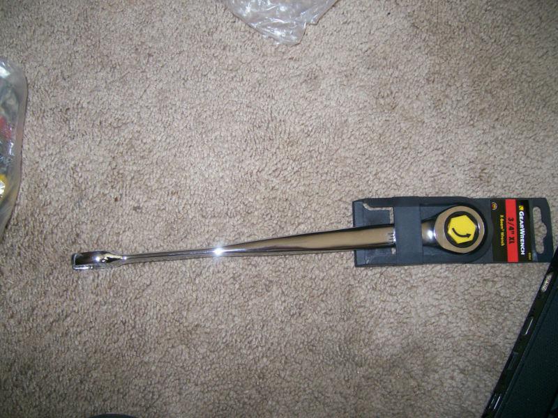 Gear wrench 3/4 xl  x-beam ratcheting wrench