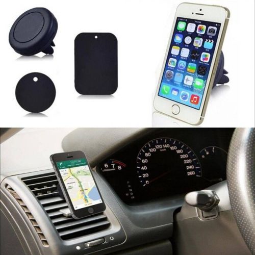 Magnetic air vent mount, holder for cell phone