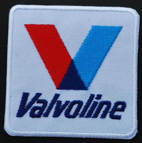 Valvoline lubricant motor car racing badge patch embroidery iron-on diy jacket
