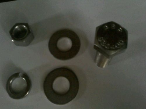 Marine/boat  3/4&#034; x 2 1/4&#034;  marine grade stainless steel bolts/nuts/washers
